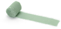  Chiffon ribbon, pistachio, 40mm/5m (1 pkt / 3 pc. ) (WJ40-096)