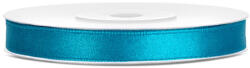  Szatén szalag, türkiz, 6mm/25m (TS6-083)