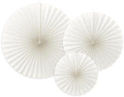  Dekoratív rozetták, törtfehér (1 db / 3 db) (RPK9-008Z)