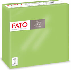 FATO Szalvéta 2 rétegű 1/4 hajtású 38 x 38 cm 40 lap/csomag Star Fato_82991500 zöldalma (48081)