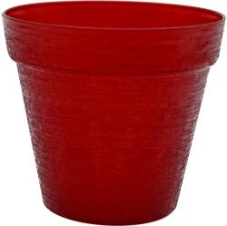  Virágkaspó Loft 120X110 Mm Piros Átlátszó