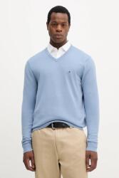 Tommy Hilfiger pamut pulóver könnyű, fekete, MW0MW14745 - kék L - answear - 38 990 Ft