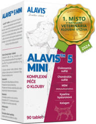 Alavis ALAVIS 5 Mini, supliment sistem articular câini, comprimate ALAVIS 5 Mini, XS-S, supliment sistem articular câini și pisici, flacon, 90 comprimate