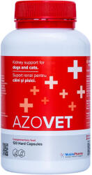  AZOVET AZOVET, supliment sistem renal câini și pisici, capsule AZOVET, XS-XL, supliment sistem renal câini și pisici, flacon, 120 capsule