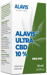 Alavis ALAVIS Ultra CBD 10%, supliment sistem nervos & calmante câini, suspensie orală ALAVIS Ultra CBD 10%, XS-XL, supliment sistem nervos & calmante câini și pisici, flacon, 10ml suspensie orală