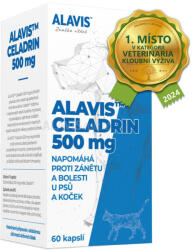 Alavis ALAVIS Celadrin 500mg, supliment sistem articular, sistem osos câini, capsule ALAVIS Celadrin 500mg, XS-XL, supliment sistem articular, sistem osos câini, flacon, 60 capsule