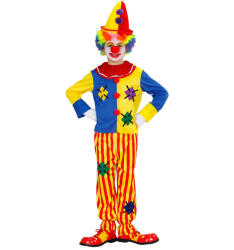 Widmann Costum clown copii - 5 - 7 ani / 128 cm Costum bal mascat copii