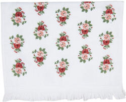 Clayre & Eef Prosop de maini si fata bumbac Roses 40x66 cm (CT012) Prosop