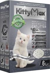 KittyMax Activated Carbon - Котешка тоалетна от бял бентонит с активен въглен