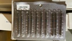 Global Fashion Capăt de freză de diamant pentru cuticule, con rotunjit, brâu albastru, 855/025B