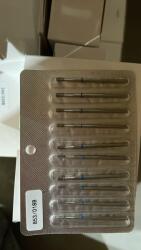 Global Fashion Capăt de freză de diamant pentru cuticule, cilindru, brâu albastre, 853/018B