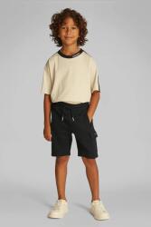 Calvin Klein Jeans gyerek pamut rövidnadrág - fekete 164 - answear - 22 090 Ft