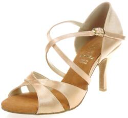 Artis női tánccipő - DL-8 világos testszínű 8 cm Slim Méret: 38