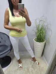 Norafashion Csinos sárga basic trikó (544577)