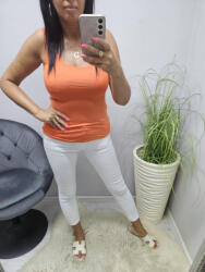 Norafashion Csinos narancs sárga basic trikó (130616)