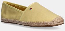 Tommy Hilfiger espadrilles FLAG CANVAS ESPADRILLE sárga, FW0FW08541 - sárga Női 36