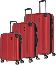 Travelite City 4w S, M, L Piros S: 40 l / M: 78/86 L: 113/124 TRAVELITE-73040-10 (TRAVELITE-73040-10)