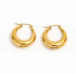 Joolim Jewelry Luna Hoops - 18K aranyozott, hipoallergén fülbevaló