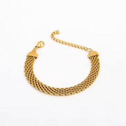 Joolim Jewelry Golden Weave - 18K aranyozott, hipoallergén karkötő