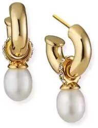 Joolim Jewelry Pearl Crescent - 18K aranyozott, hipoallergén, rozsdamentes acél