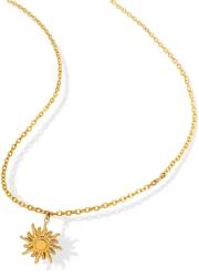 Joolim Jewelry Golden Sun - 18K aranyozott, hipoallergén, rozsdamentes acél