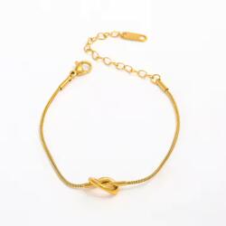 Joolim Jewelry Golden Knot - 18K aranyozott, hipoallergén karkötő