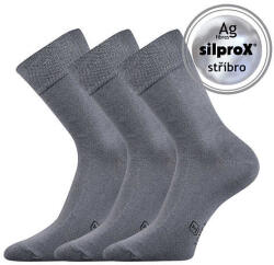Lonka zokni Dasilver világosszürke 3 pár 43-46 111650 (111650)
