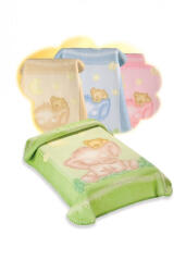  Belpla Baby perla gold pléd (535) 110*140 zöld - dobozos