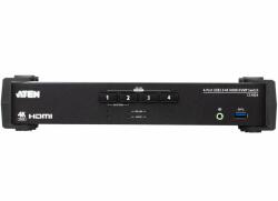 ATEN 4-Port USB 3.0 4K HDMI KVMP Switch with Audio Mixer Mode (CS1824-AT-G) - oneclick