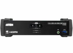 ATEN 2-Port USB 3.0 4K HDMI KVMP Switch with Audio Mixer Mode (CS1822-AT-G) - oneclick