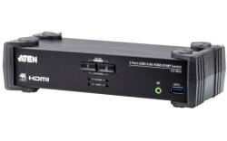ATEN 2-Port USB 3.0 4K HDMI KVMP Switch with Audio Mixer Mode (CS1822-AT-G) - primatinta