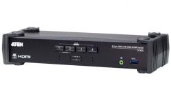 ATEN 4-Port USB 3.0 4K HDMI KVMP Switch with Audio Mixer Mode (CS1824-AT-G) - primatinta