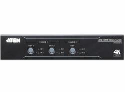 ATEN 2 x 2 True 4K HDMI Matrix Switch with Audio De-Embedder (VM0202HB-AT-G) - oneclick