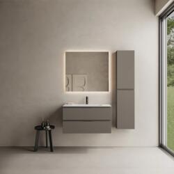 MARMY CODE 90x46x50 függesztett alsószekrény, 2 fiók, laminált (mosdó nélkül) Dark Taupe 20 20 22 09 00 74 (20 20 22 09 00 74)