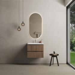 MARMY CODE 60x46x50 függesztett alsószekrény, 2 fiók, laminált (mosdó nélkül) Brown Oak 20 20 22 06 00 86 (20 20 22 06 00 86)