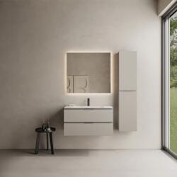 MARMY CODE 90x46x50 függesztett alsószekrény, 2 fiók, laminált (mosdó nélkül) Light Taupe 20 20 22 09 00 75 (20 20 22 09 00 75)