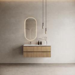 MARMY CODE 120x46x50 BALOS függesztett alsószekrény, 4 fiók, laminált (mosdó nélkül) Honey Oak 20 40 24 12 13 85 (20 40 24 12 13 85)