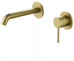 AREZZO design NOVA fali mosdócsaptelep, szálcsiszolt arany AR-2103BG (AR-2103BG) - szaniterplaza