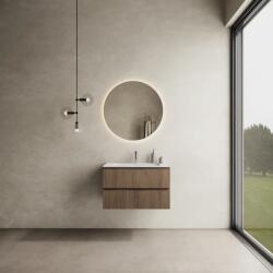 MARMY CODE 80x46x50 fügesztett alsószekrény, 2 fiók, laminált (mosdó nélkül) Brown Oak 20 20 22 08 00 86 (20 20 22 08 00 86)