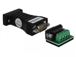 Delock Átalakító 1 X Soros RS-232 DB9 Port - 1 X Soros RS-485 Port ESD Védelemmel 15 Kv Túlfeszültsé