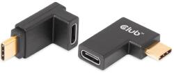 Club 3D CAC 1528 USB-C Apa USB-C Anya 3.2 Gen 2 Derékszögű Adapter 2 db