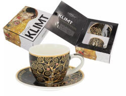 Hanipol Porceláncsésze+alj, 80ml, Klimt: Életfa (532-8313)