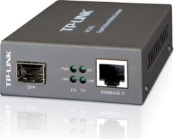 TP-Link MEDIA CONVERTOR TP-LINK RJ45 1000M la slot SFP 1000M cu suport Module MiniGBIC, montabil in sasiu MC220L (MC220L) - pc-ieftin