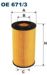 Filtron OE671/3 Filron olajszűrő