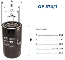 Filtron OP574/1 Filron olajszűrő