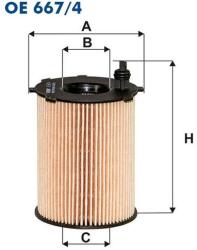 Filtron OE667/6 Filron olajszűrő
