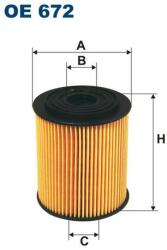 Filtron OE672 Filron olajszűrő