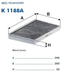 Filtron K1188A Filtron pollenszűrő aktív szénnel