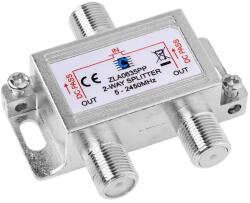 Lechpol F-sat antennajel elosztó 2 kimenettel, 5-2450 MHz (12446)