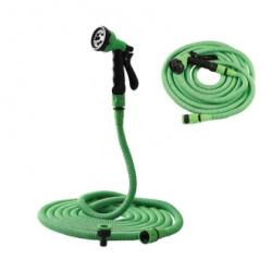 hoteche víztömlő nyúló-zsugorodó 7, 5-22, 5m + 8funkc. locsolópisztoly